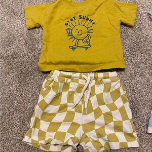 Hannah Anderson, Yellow Shorts Set, 2T